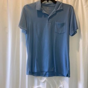 Mack Weldon blue polo shirt. 👕